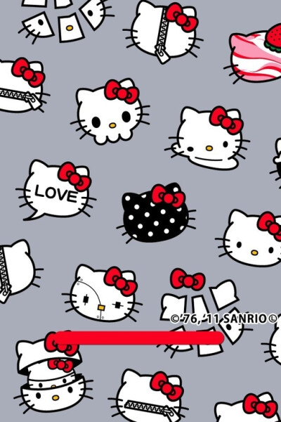 各种kitty~ 换不完的壁纸.
