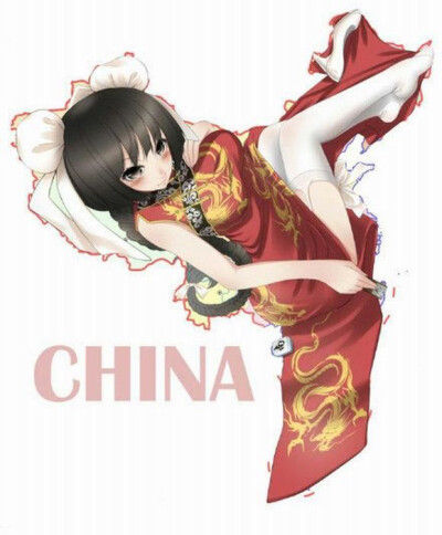 中国拟人动漫图女图片