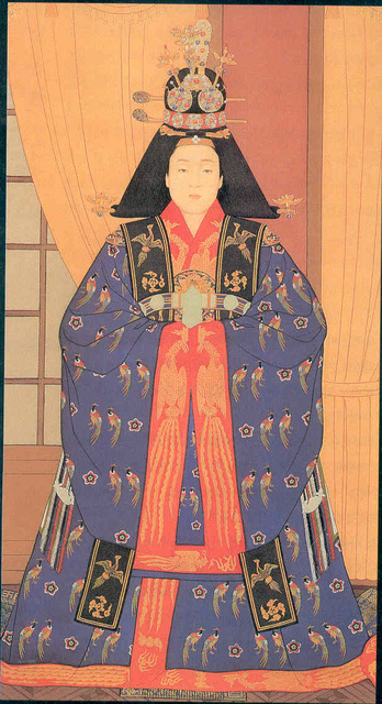 朝鲜 帝国时期 英亲王妃翟衣像