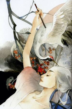 阮筠庭,插画界一朵幽香的奇葩,画风娴静温柔,淡雅脱俗.