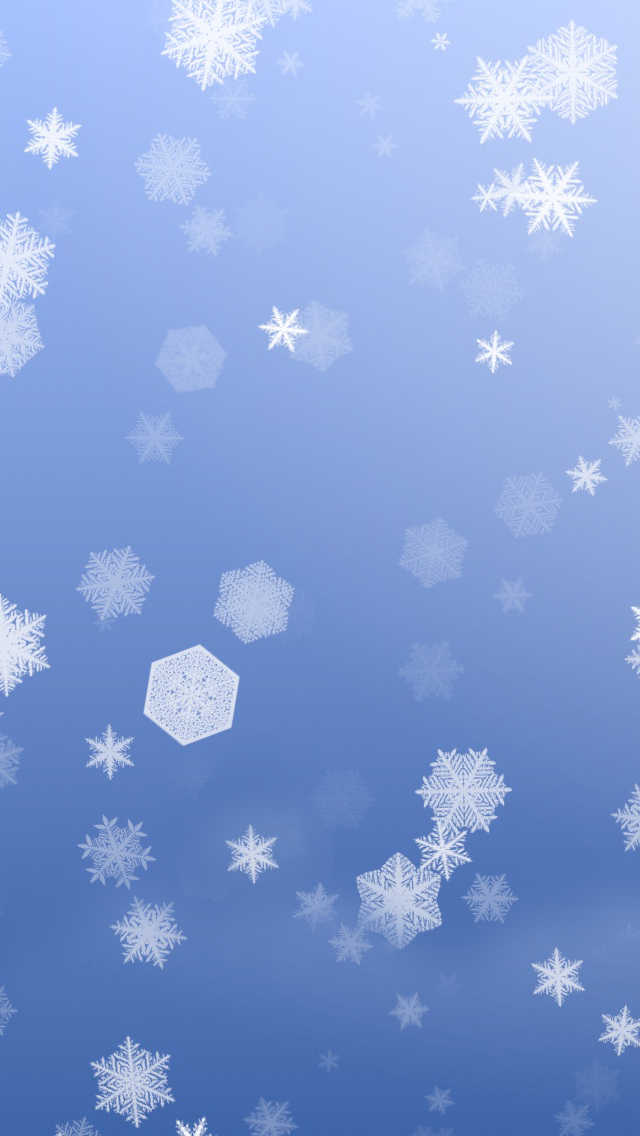 snowflakes iphone 5 wallpaper