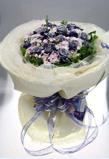 蓝玫瑰花束bluerose