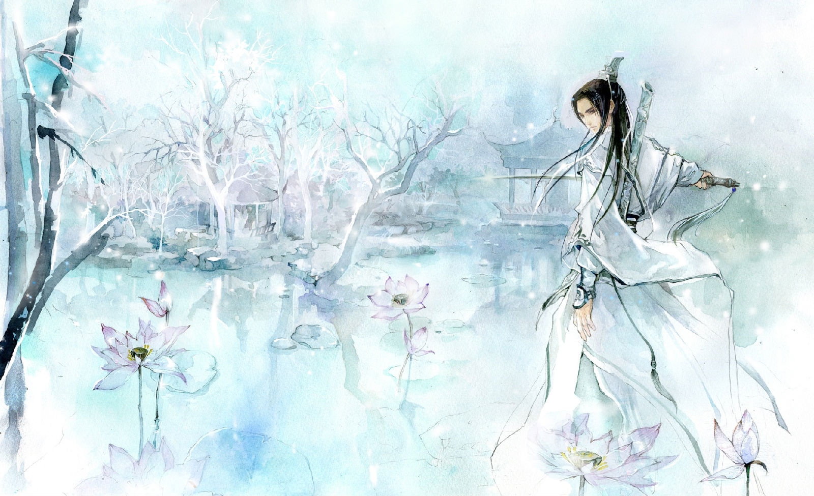 沧月《花镜》长生草 插画师:eno