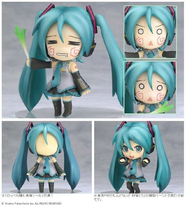 粘土手办图集no. 42 初音未来囧脸ver.