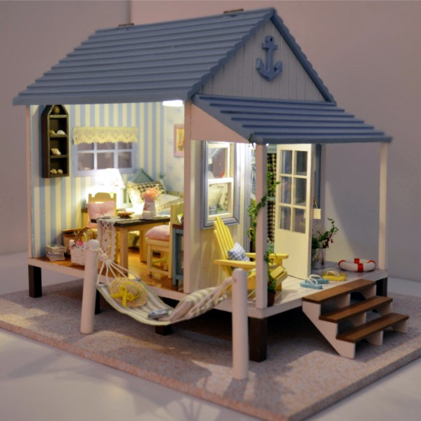 《幸福海岸》diy小屋,dollhouse 娃娃屋,淘宝购买链接:http://item