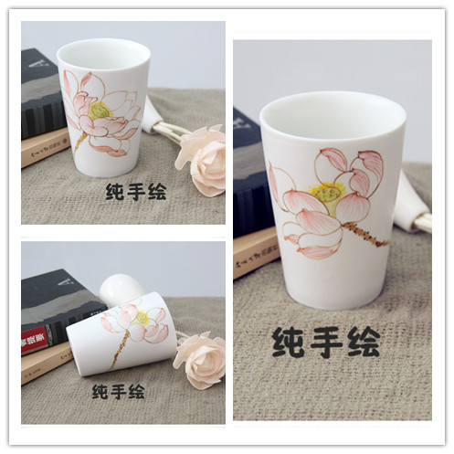 纯手绘荷花陶瓷杯http://item.taobao.com/item.htm?spm=686.1000925.