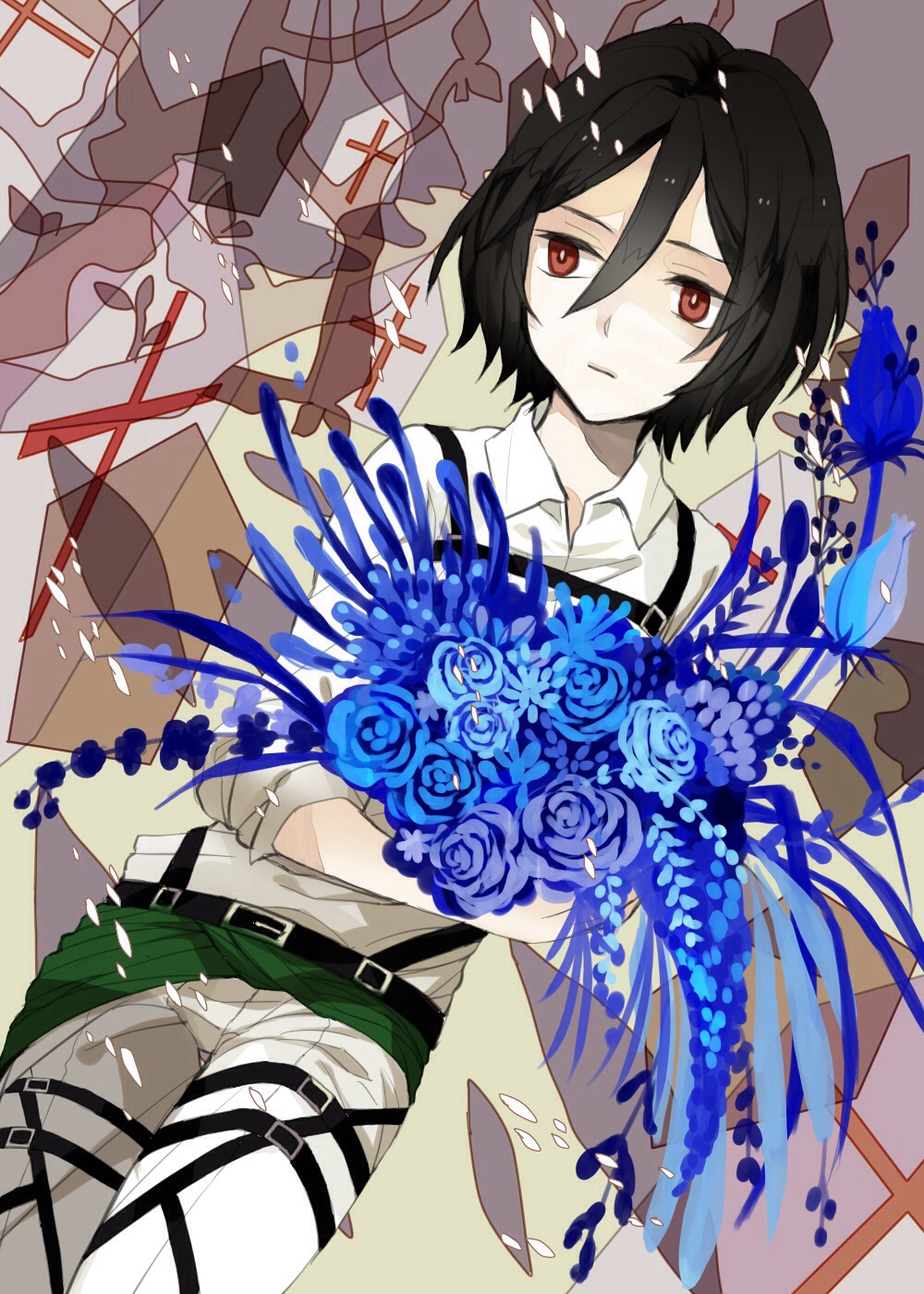 「进击的巨人」『进撃の巨人』美丽的mikasa～三笠61阿克曼