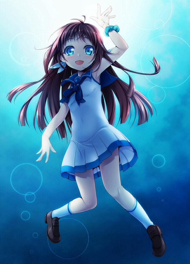 「来自风平浪静的明天」「凪のあすから」插画 动漫 向井户爱花