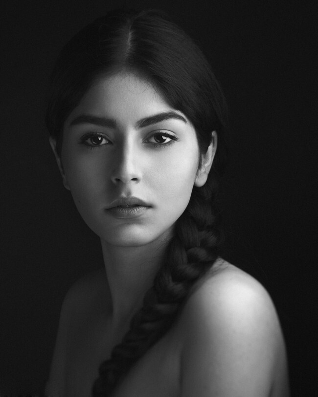 唯美 黑白 艺术照