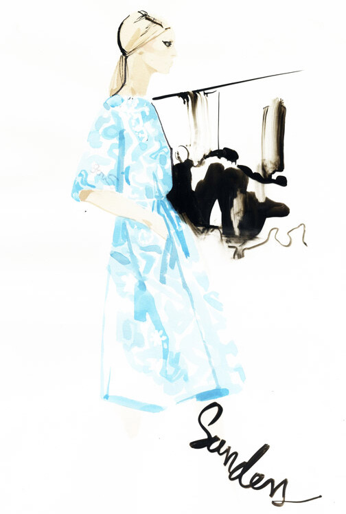 daviddownton时尚插画