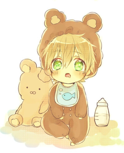 壁纸q版 二次元 卖萌 插画 动漫