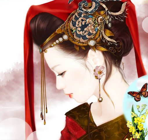 古风唯美,美人图