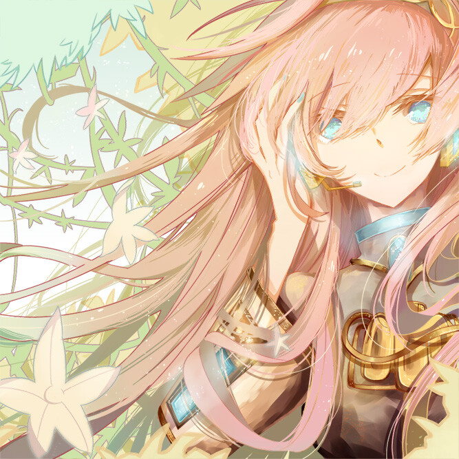 (能遇见你真是太好了) p站 二次元 插画 v家 巡音 头像