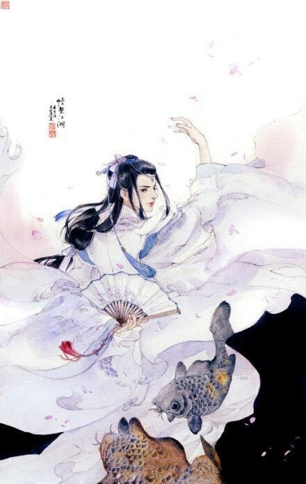 动漫_帅哥_美男_二次元_手绘_插画_古风_古装