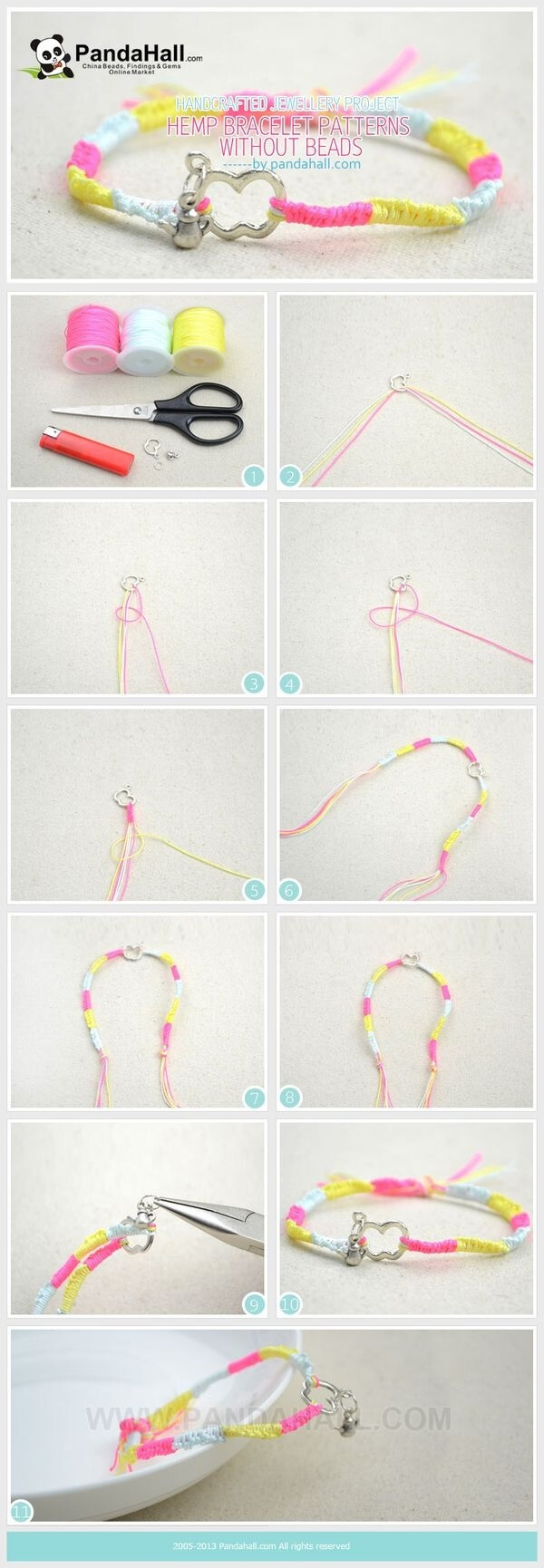 diy编织手链教程