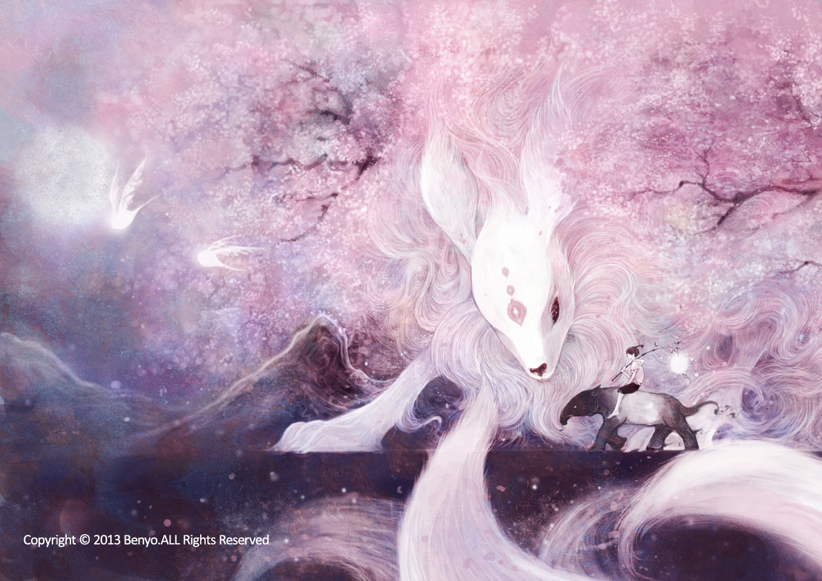 benyo 樱花白狐 - 堆糖,美图壁纸兴趣社区