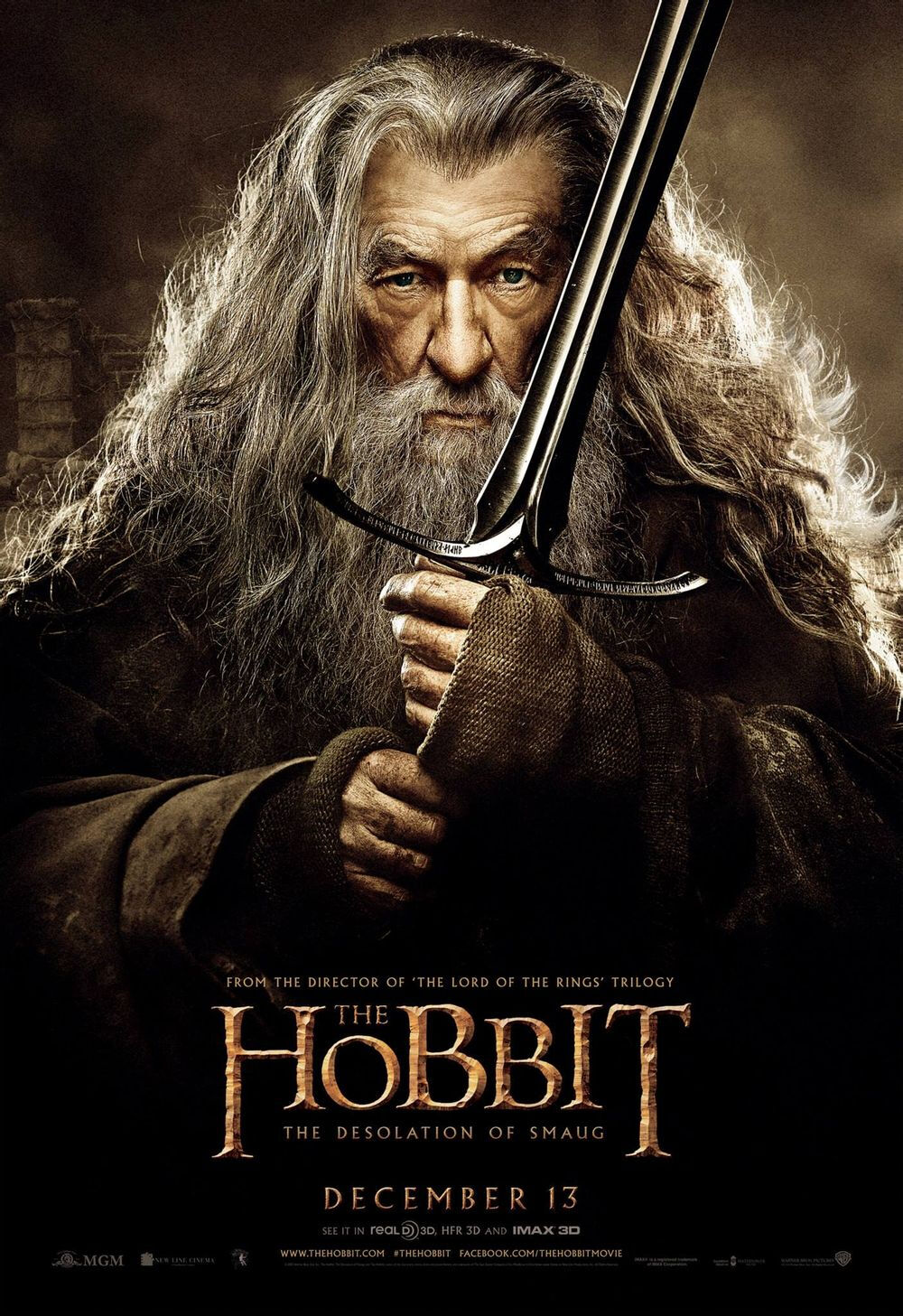 《霍比特人》官方海报——伊安·麦克莱恩:甘道夫(gandalf the grey)