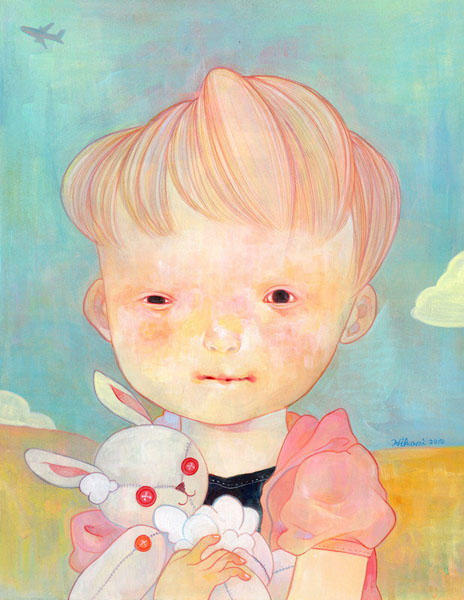 hikari shimoda 是一个了解自闭症孩子的世界的画家.