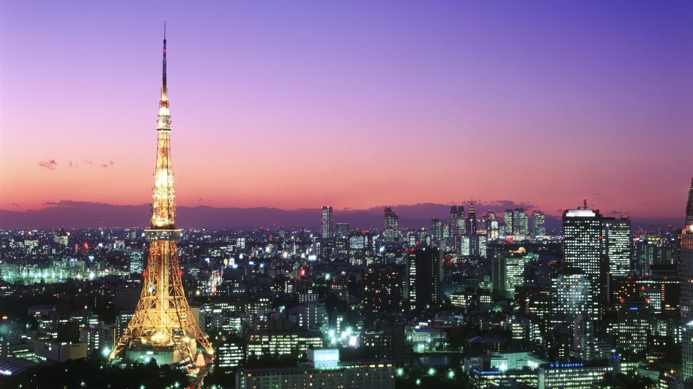 tokyo-tower_1366x768 - 堆糖,美图壁纸兴趣社区