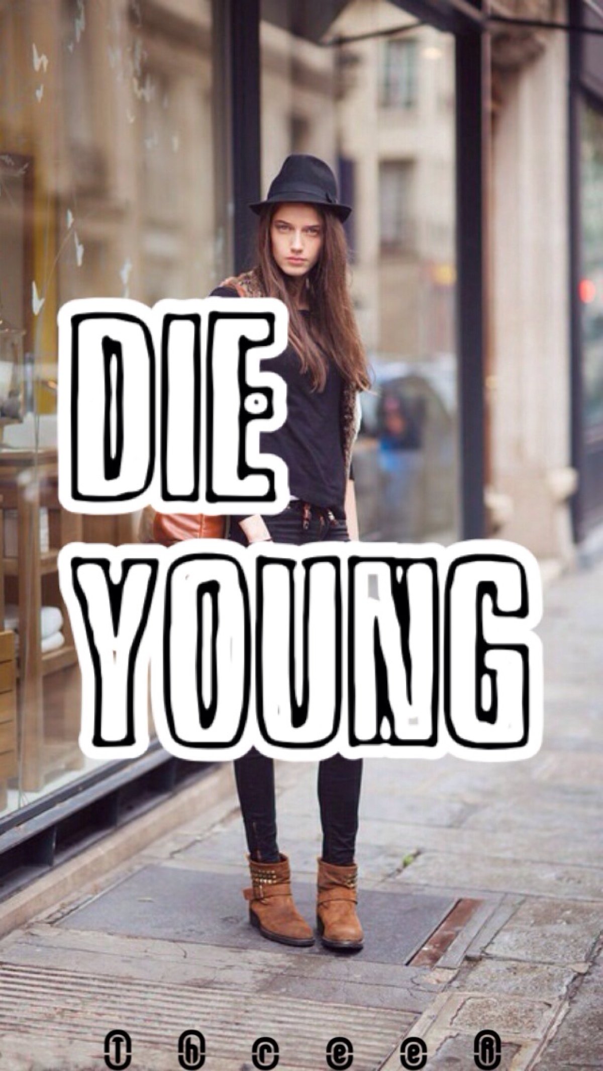 threer自制壁纸 for iphone wallpaper 原宿 欧美 清新 句子 文字