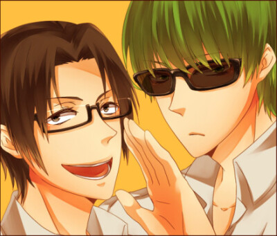 黑子的篮球-板车二人组-绿间/高尾