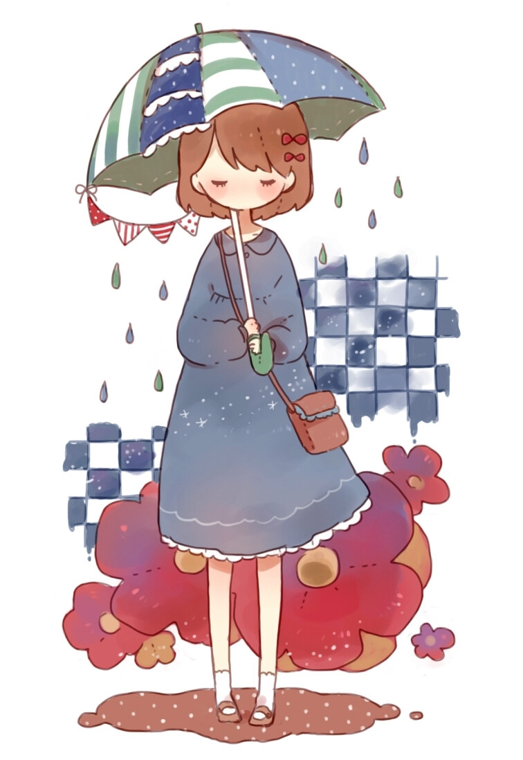 插画手绘二次元美女动漫萌壁纸