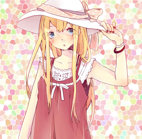 插画手绘 二次元美女 动漫 萌 壁纸
