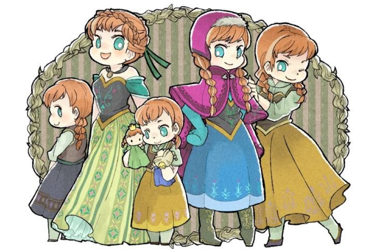 frozen 冰雪奇缘 小天使anna-d