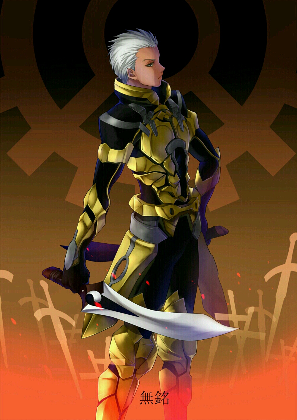 archer 卫宫士郎(英灵化) p站 pixiv 插画 原创 神话礼装壁纸 *fate