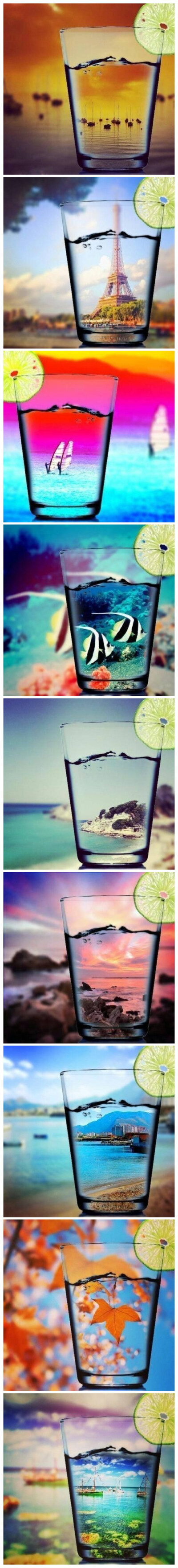 一杯水的图片漫画