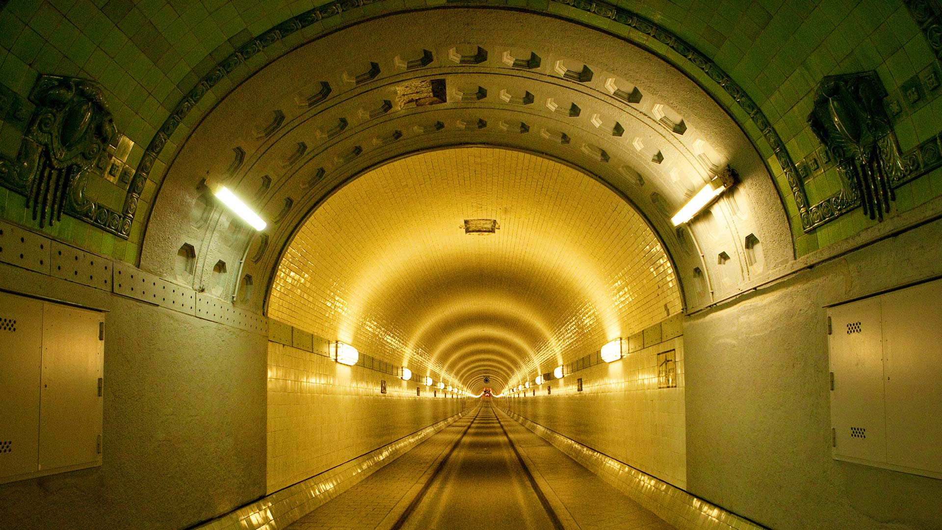 汉堡市的地下隧道