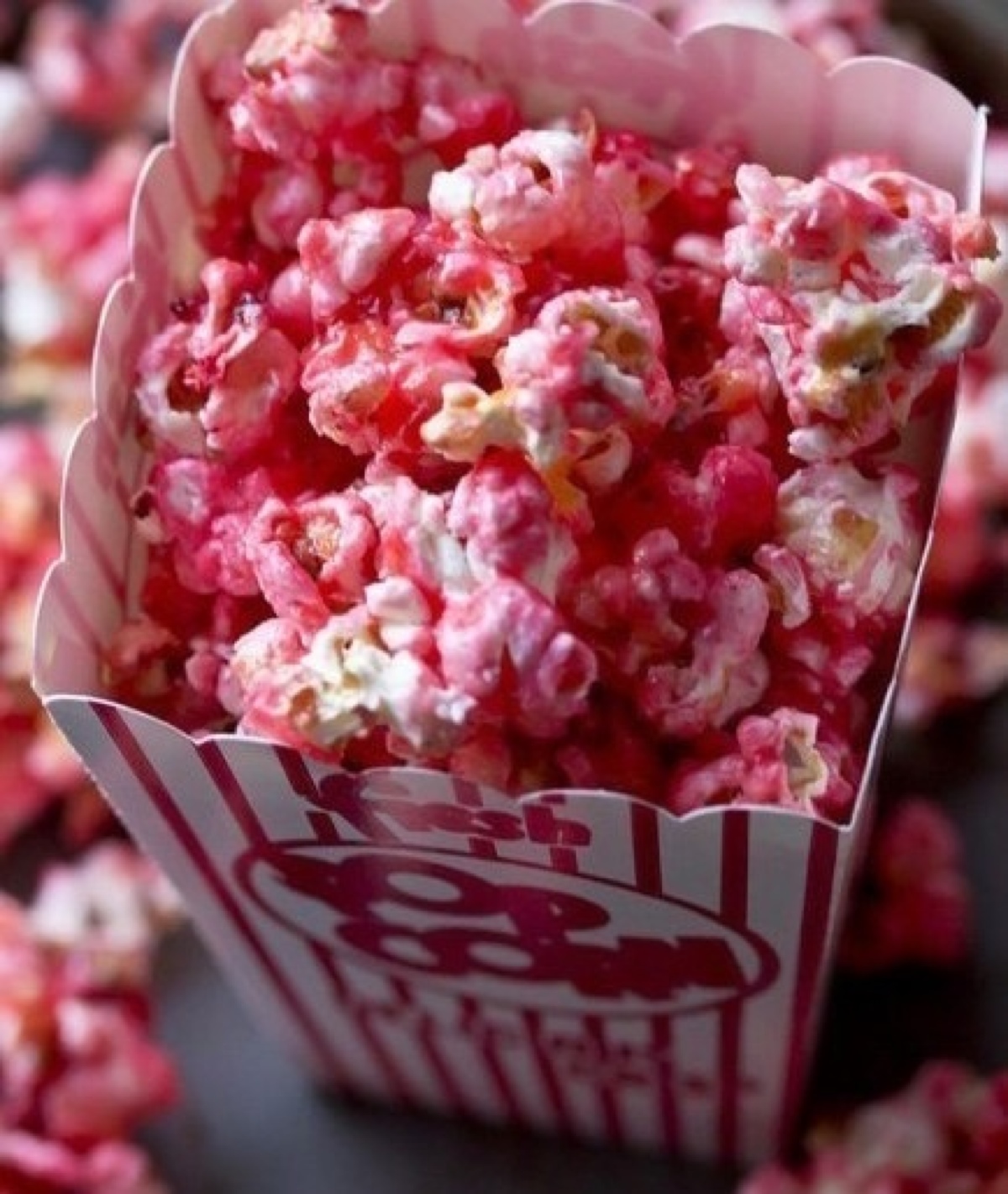 奶油草莓爆米花