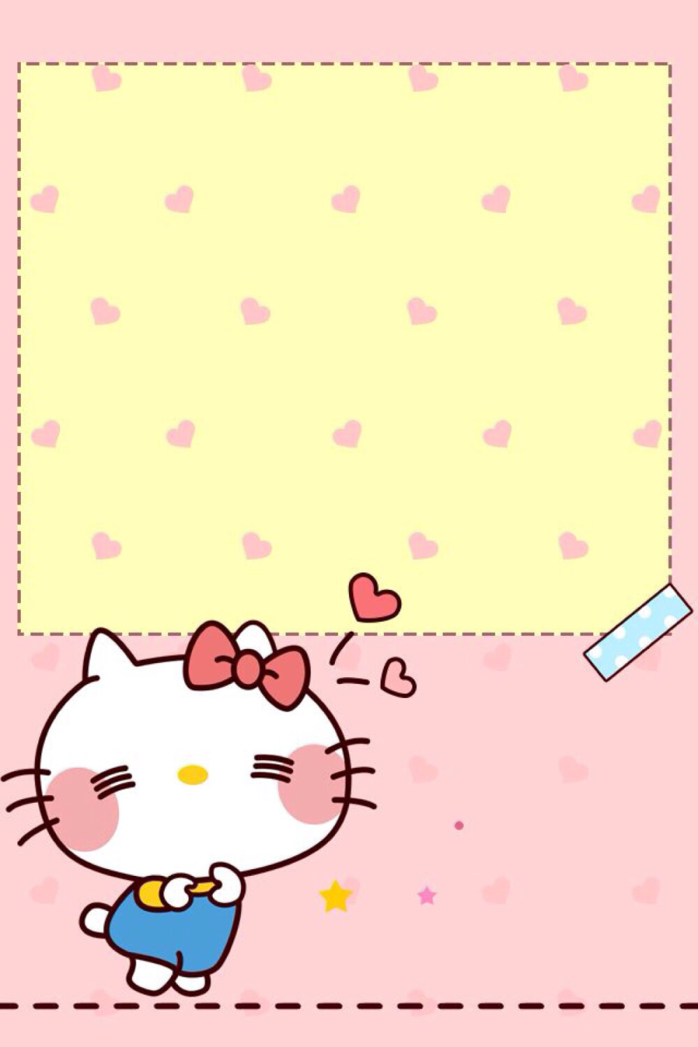 iphone壁纸萌物可爱背景hellokitty猫