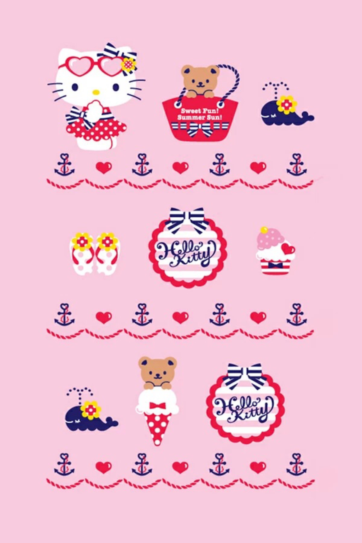 hello kitty iphone 壁纸 锁屏 微信 背景