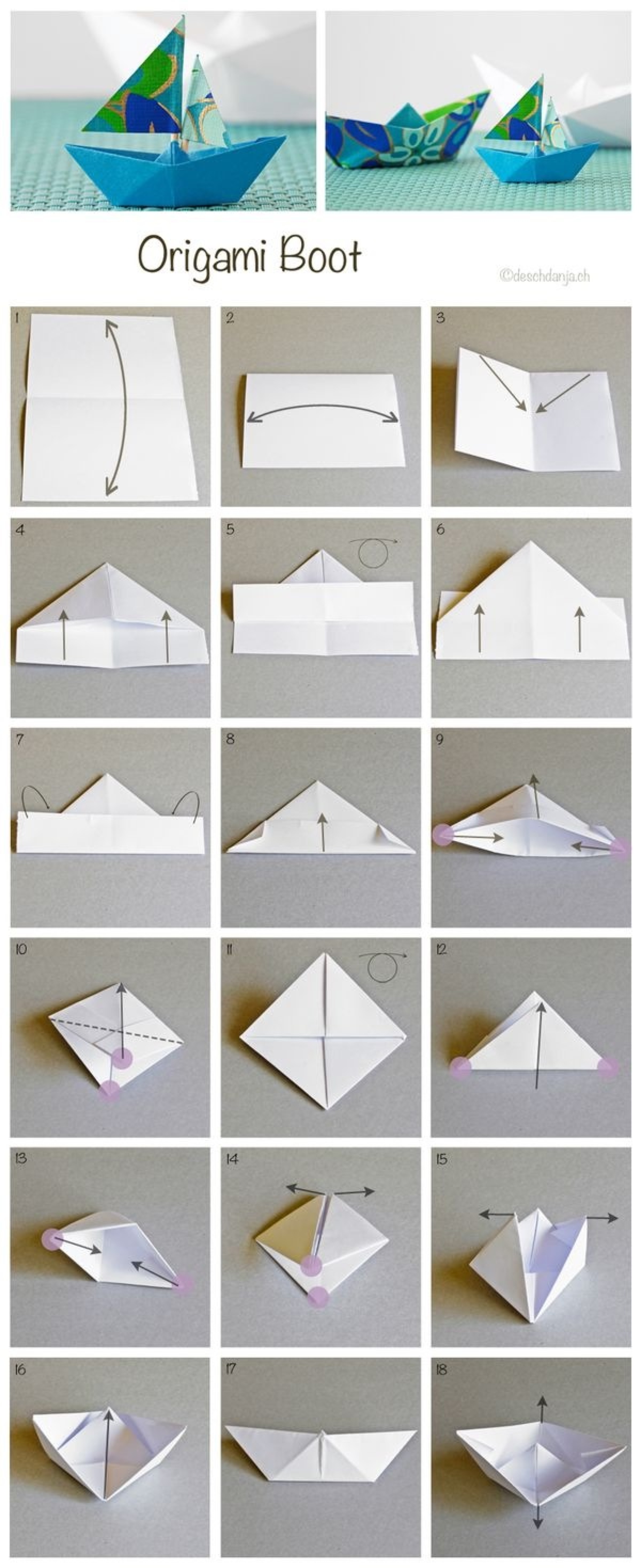 三年级手工折纸教程图片