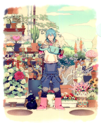art, nitro chiral, dramatical murder, seragaki aoba, mink (dmmd)