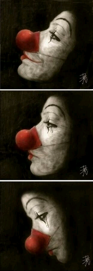 小丑面具半哭半笑图片图片