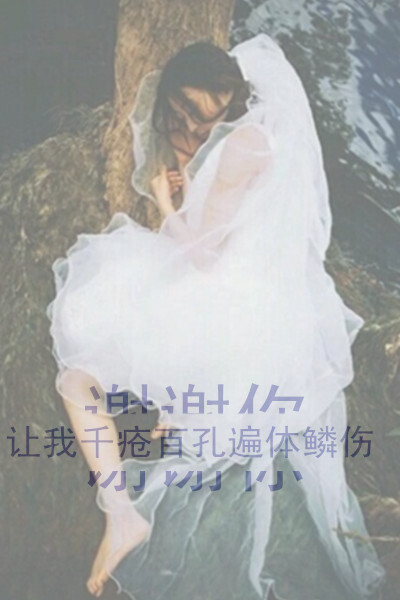 鱼尾纱i灬:[ 谢谢你 让我千疮百孔遍体鳞伤 ]