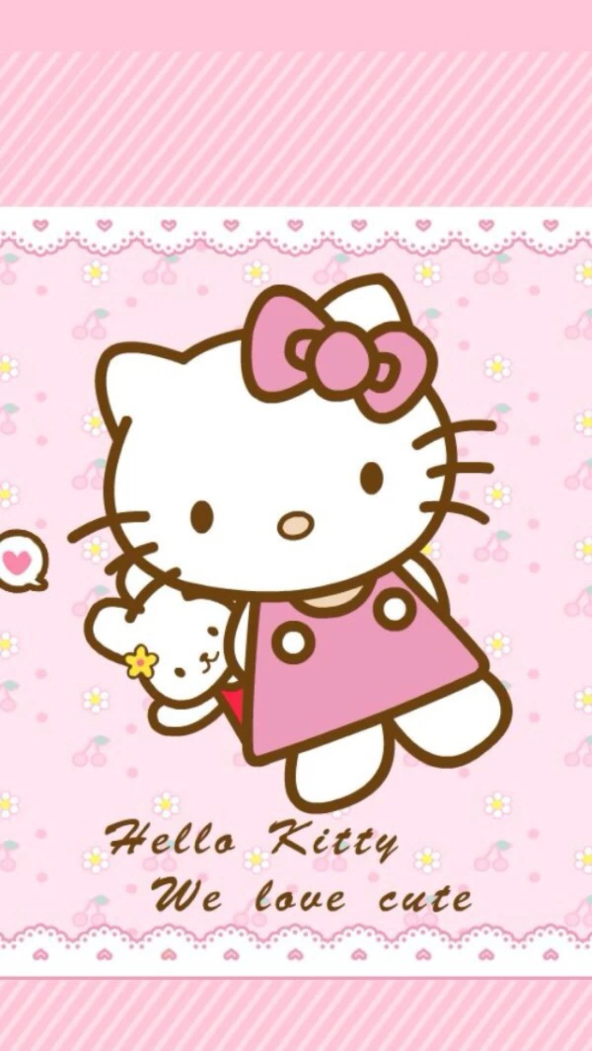 hello Kitty简约,hellokitty壁纸简约 hellokittyiphone壁纸