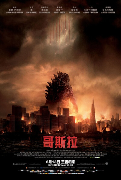 【哥斯拉 godzilla】大怪兽打小怪兽的故事,只能说还行吧.