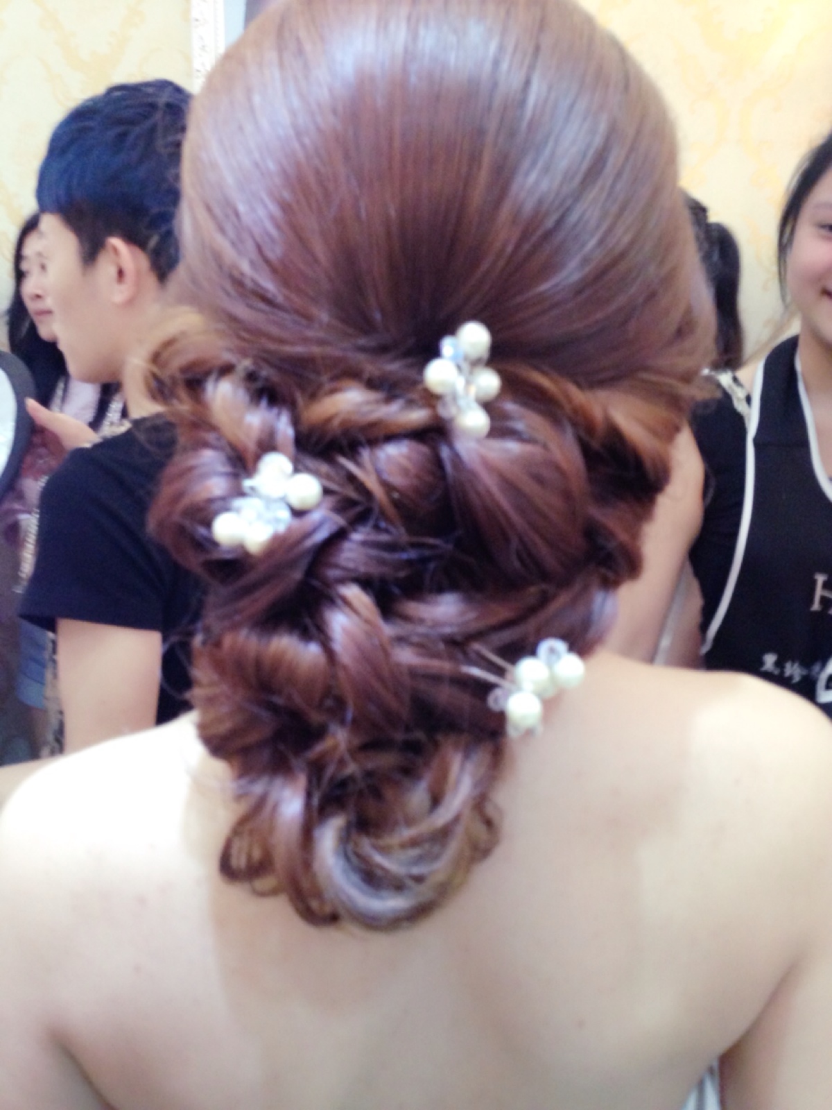 韩式新娘盘发
