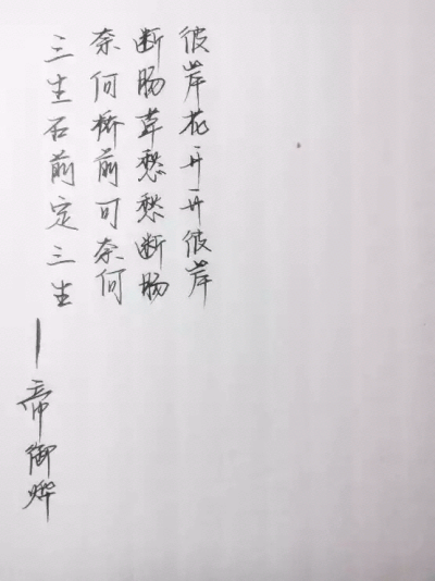 纯手写