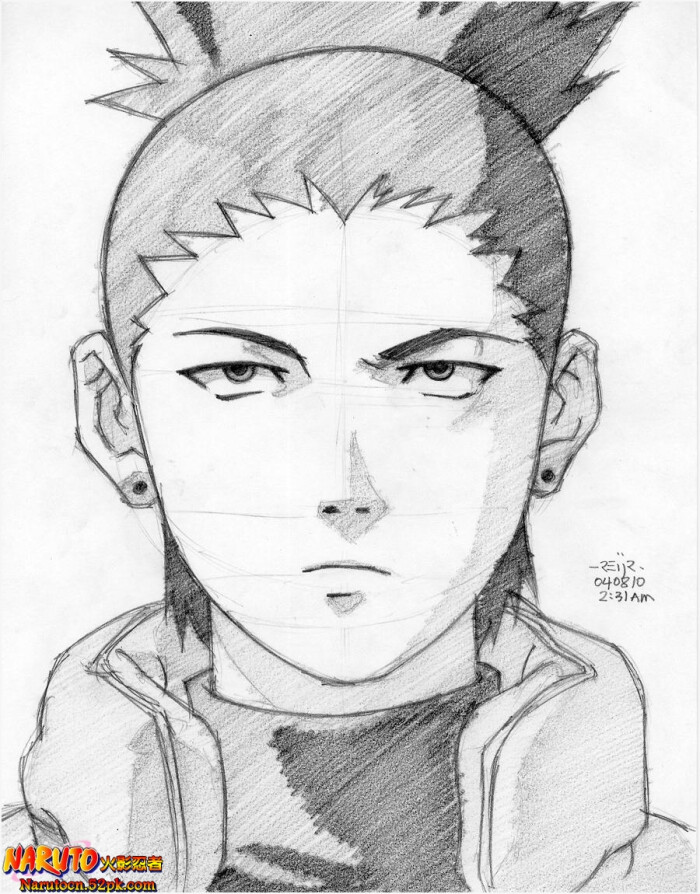 线稿 动漫 素描