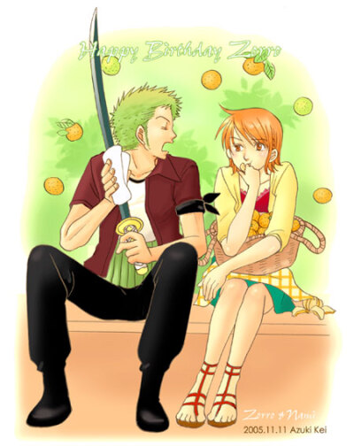 海贼王索隆娜美漫画