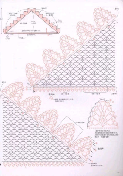 围脖的钩法教程与图解图片