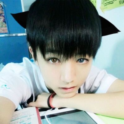 tfboys 王俊凯【晚安 喵】cr:折原希