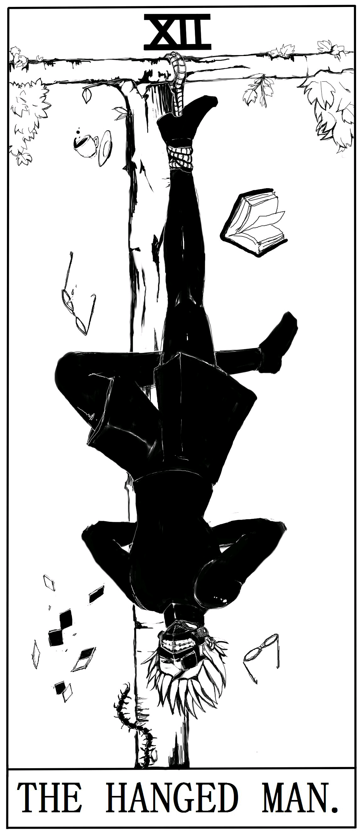 p站 pixiv 东京食尸鬼 动漫° 原创 同人 插画 插画名:the hanged man