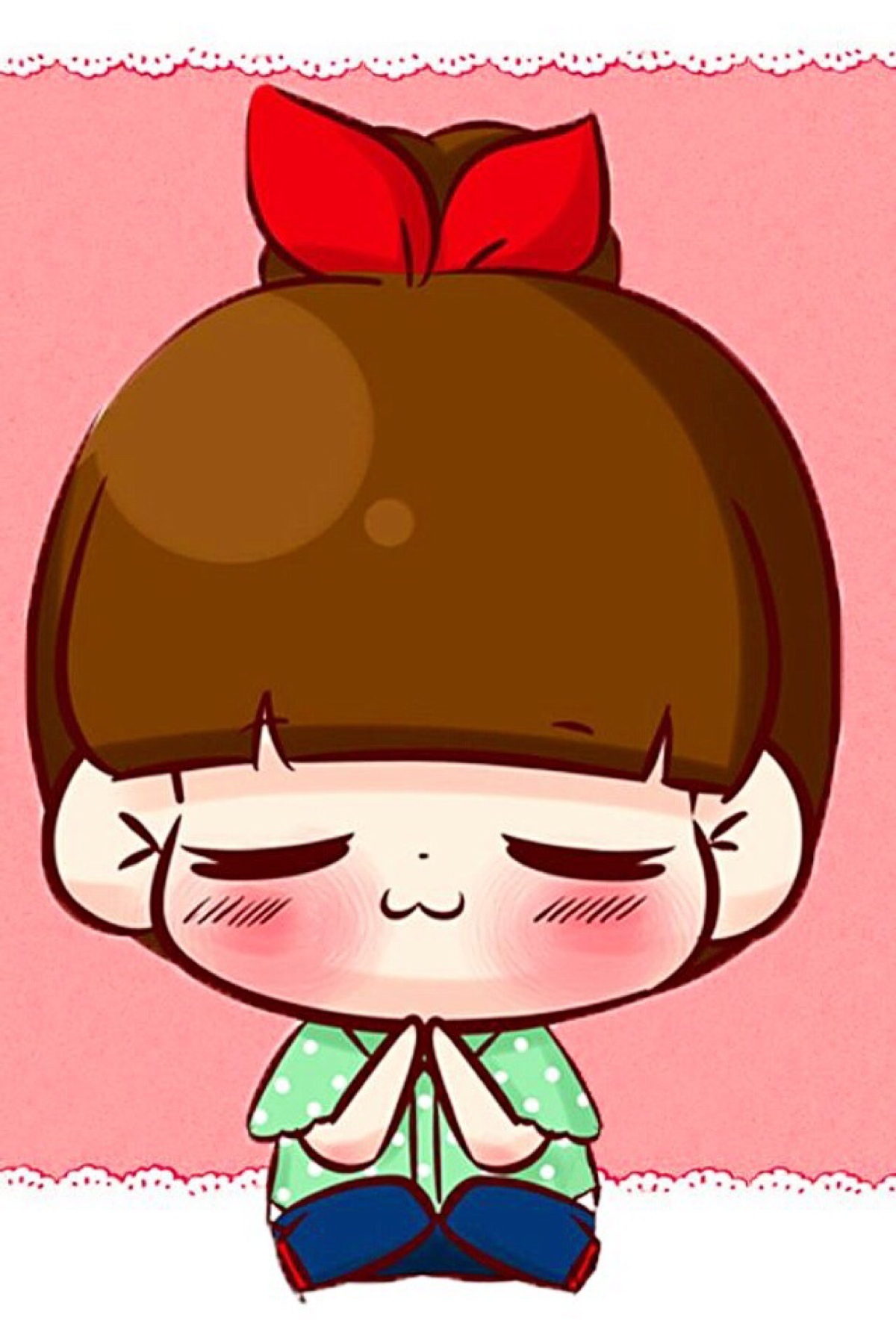 彼岸花.iphone壁纸,小q,套图,卡通.