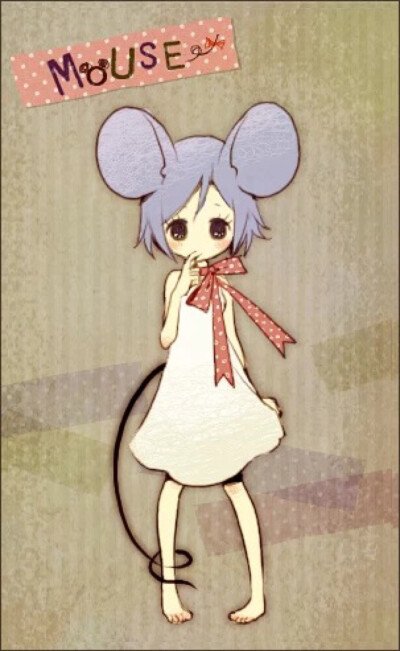动漫 萌 老鼠女