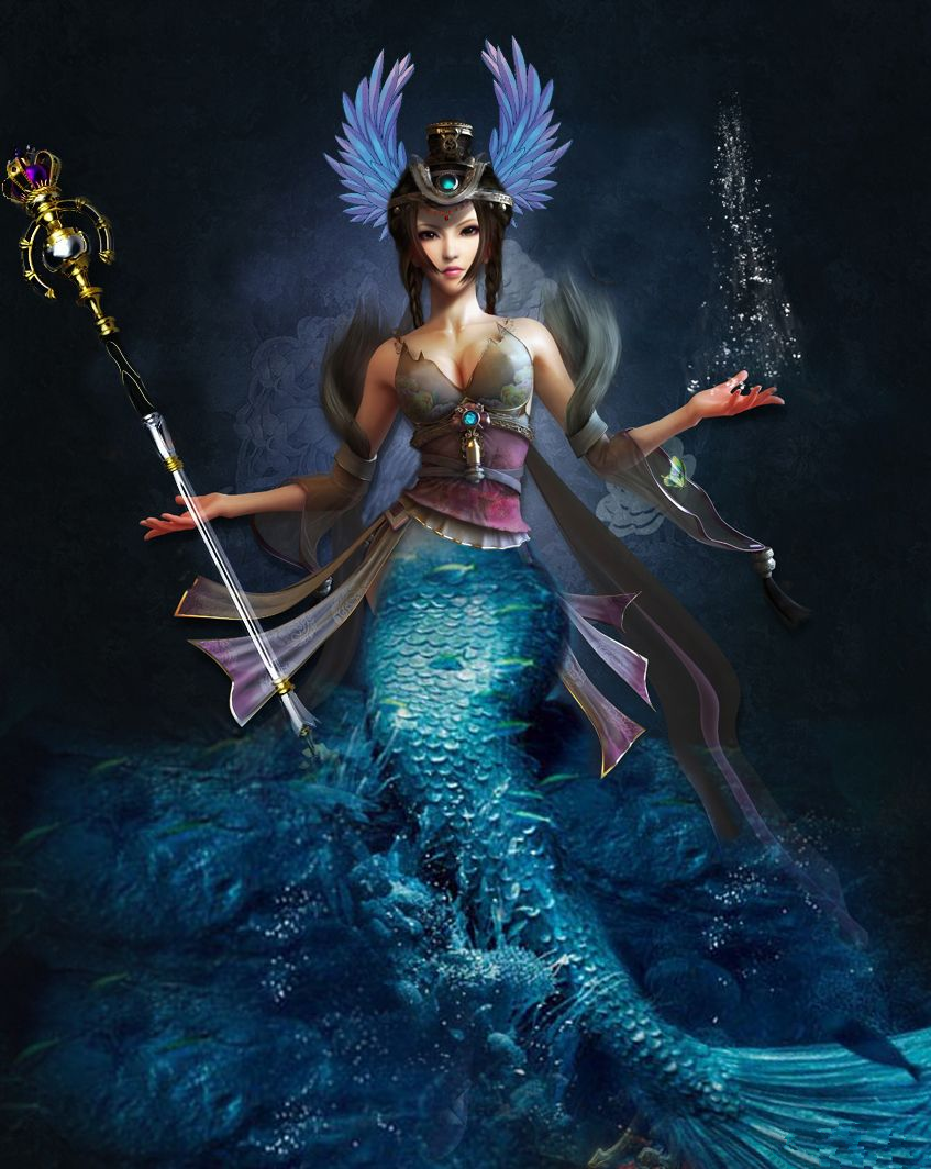 美人鱼 动漫 卡通